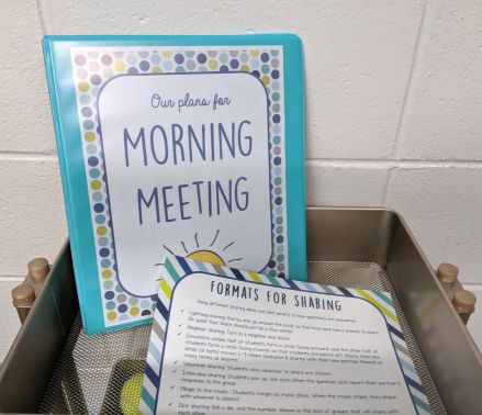 Student-led morning meetings